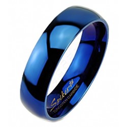 Kék Volfrámacél Wolfram Karikagyűrű