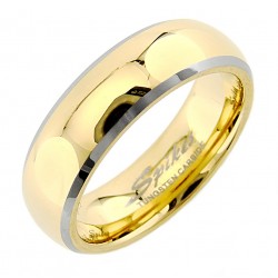 Arany Színű Wolframacél Karikagyűrű 